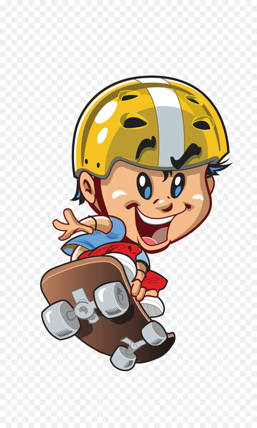 Enfant Faisant De La Planche à Roulettes，Casque PNG