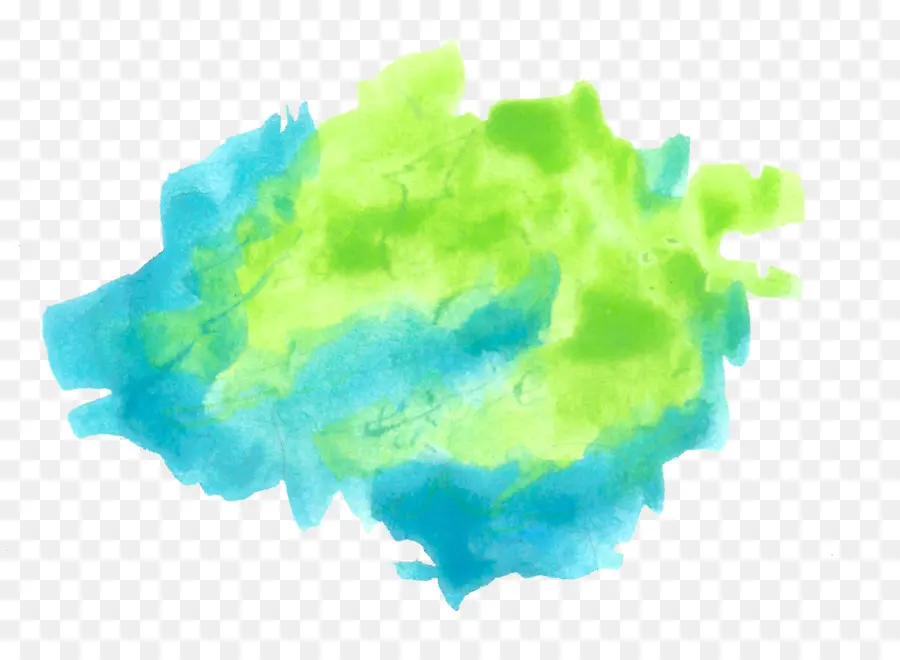 Peinture Abstraite Colorée，Aquarelle PNG