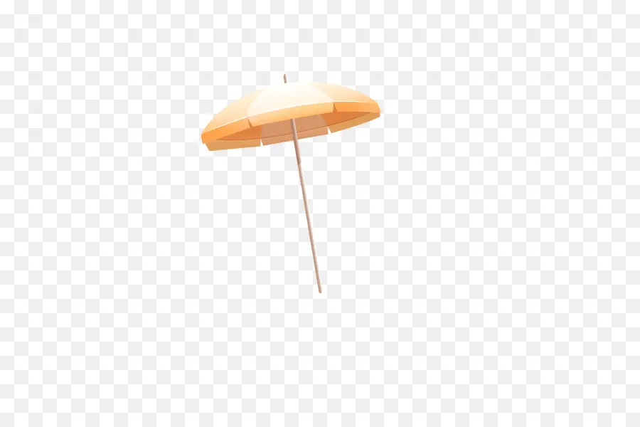 Parasol De Plage Orange，Plage PNG