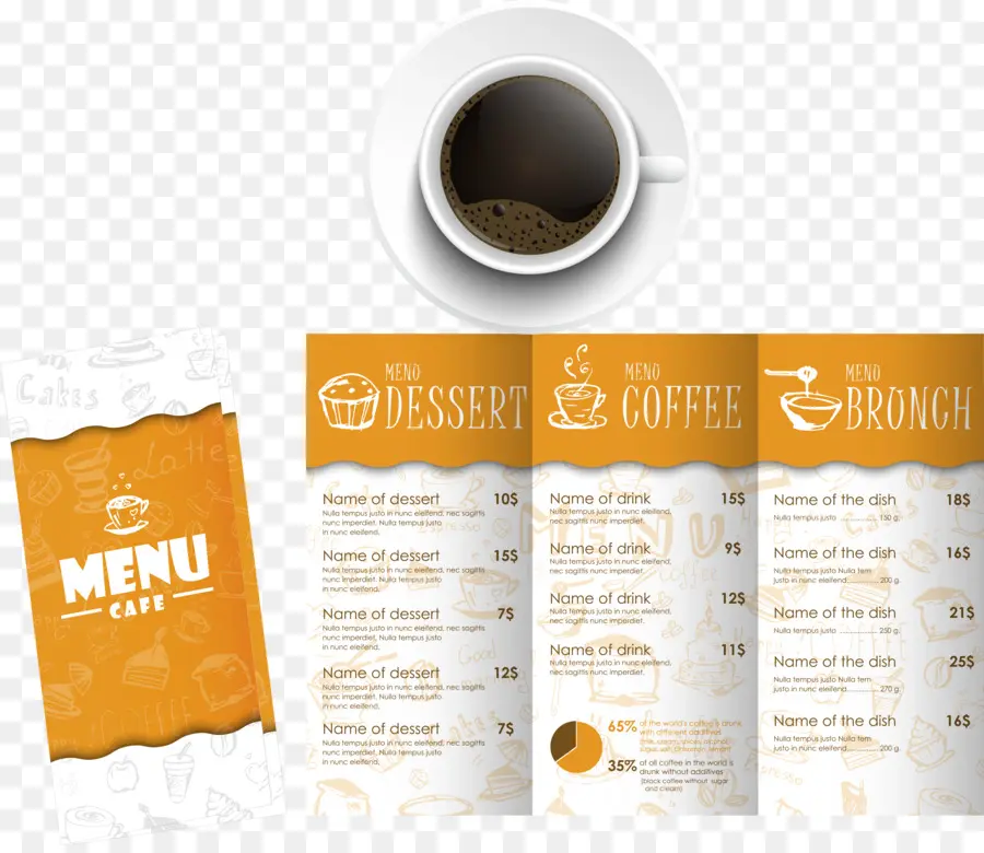 Menu Du Café，Café PNG