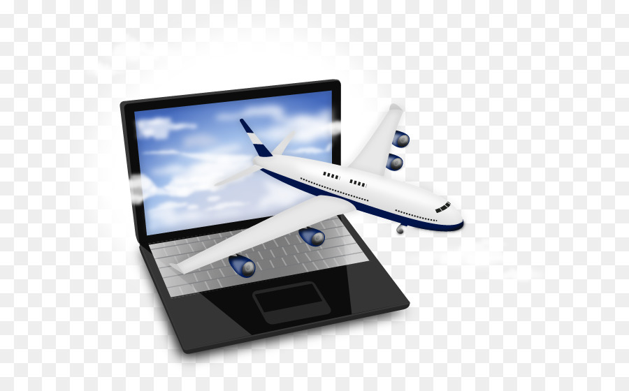 Avion Et Ordinateur Portable，Avion PNG