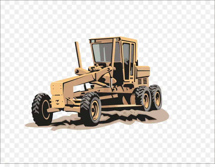 Bulldozer Jaune，Construction PNG