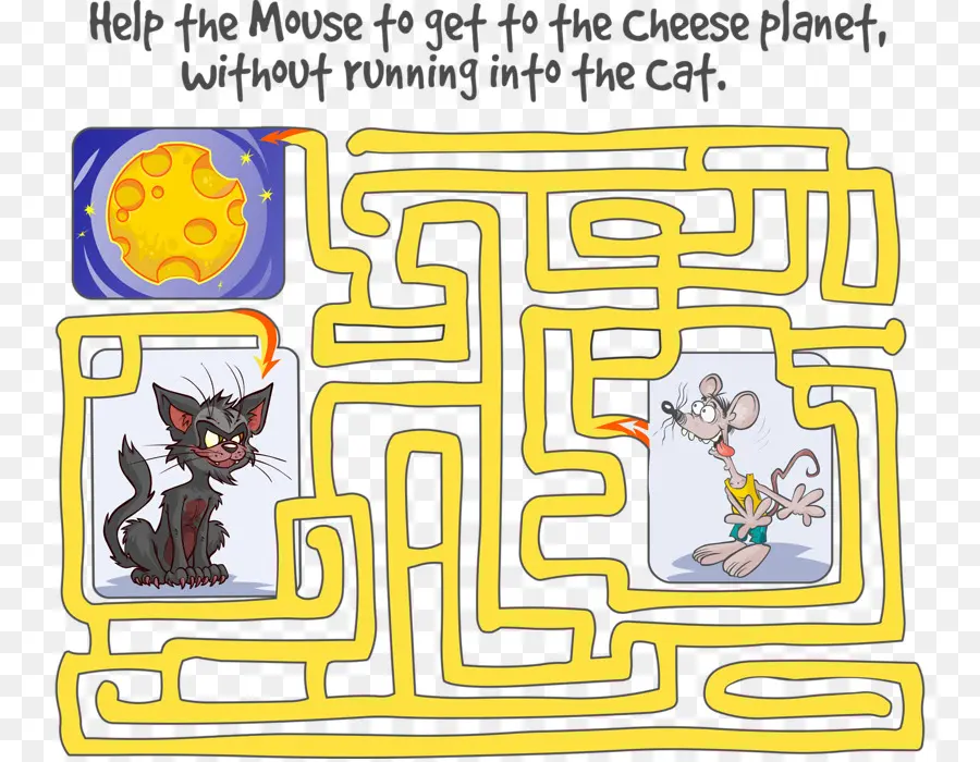 Labyrinthe De Souris，Fromage PNG