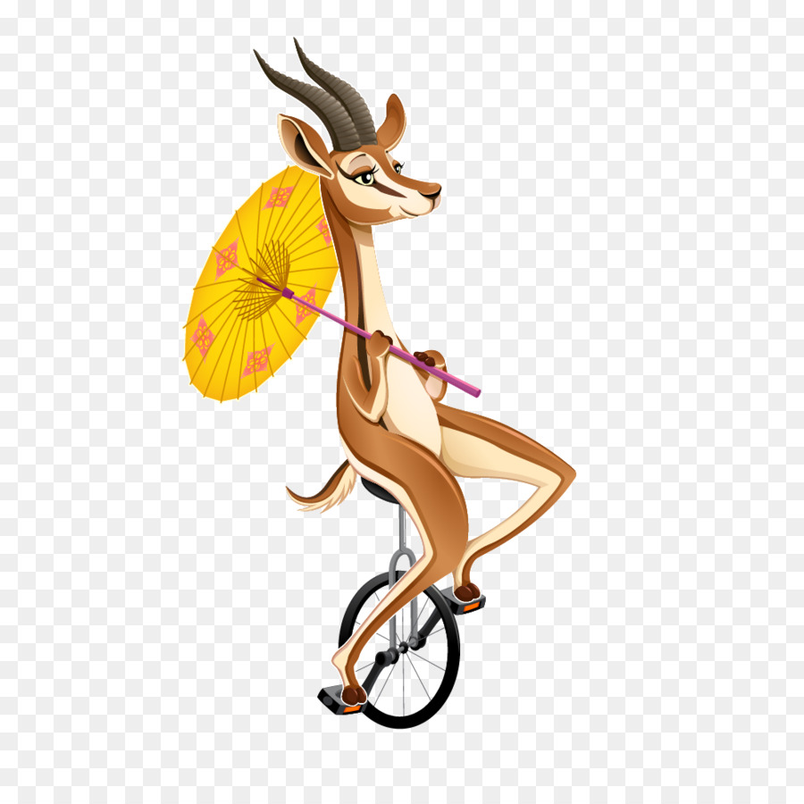 Gazelle，Monocycle PNG