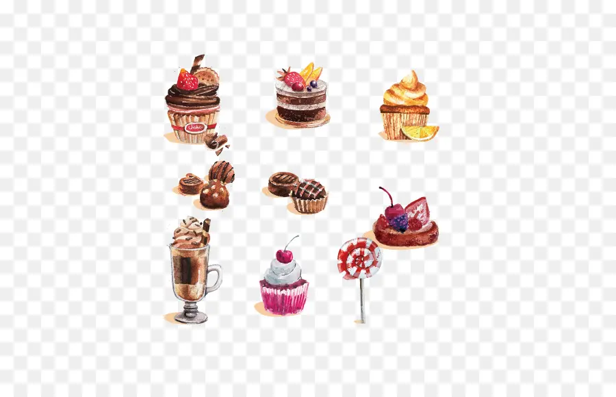 Glace，Cupcake PNG