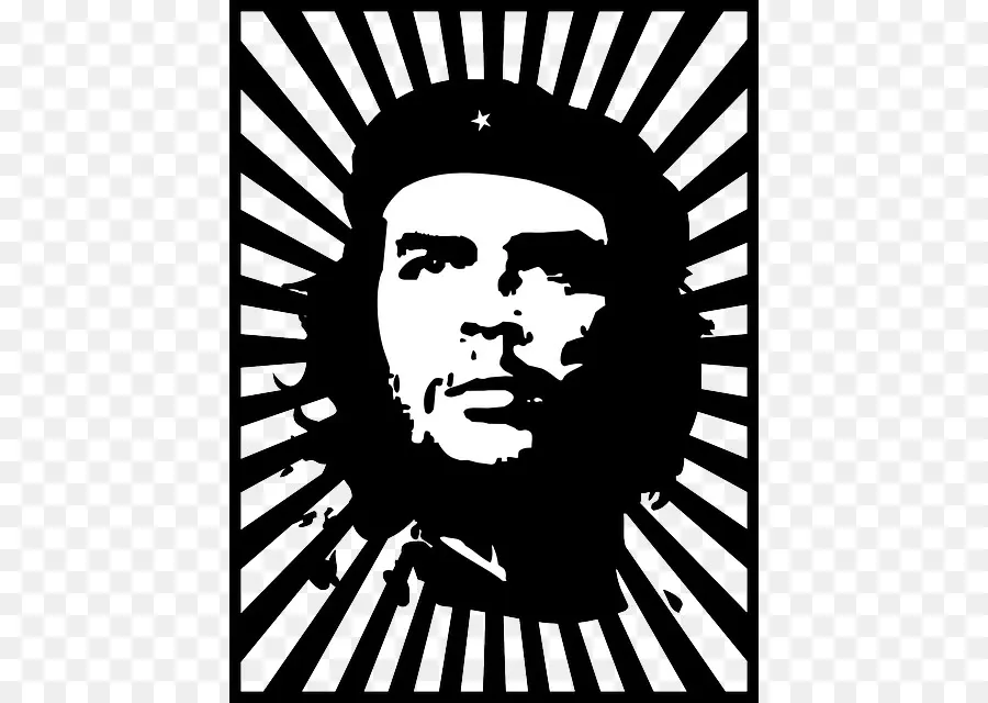 Portrait Noir Et Blanc，Che Guevara PNG