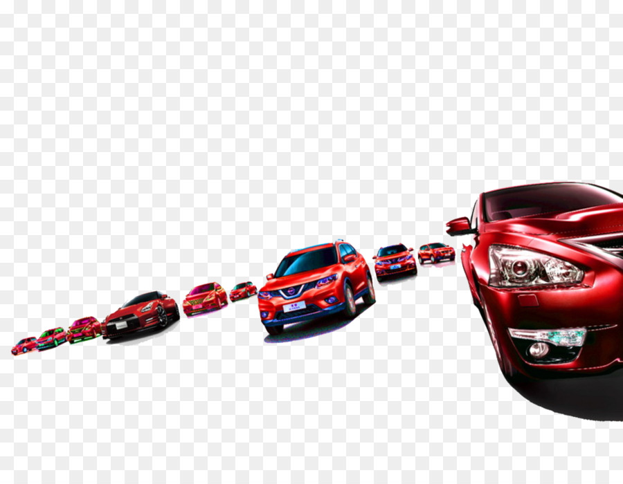 Voitures Rouges，Automobile PNG