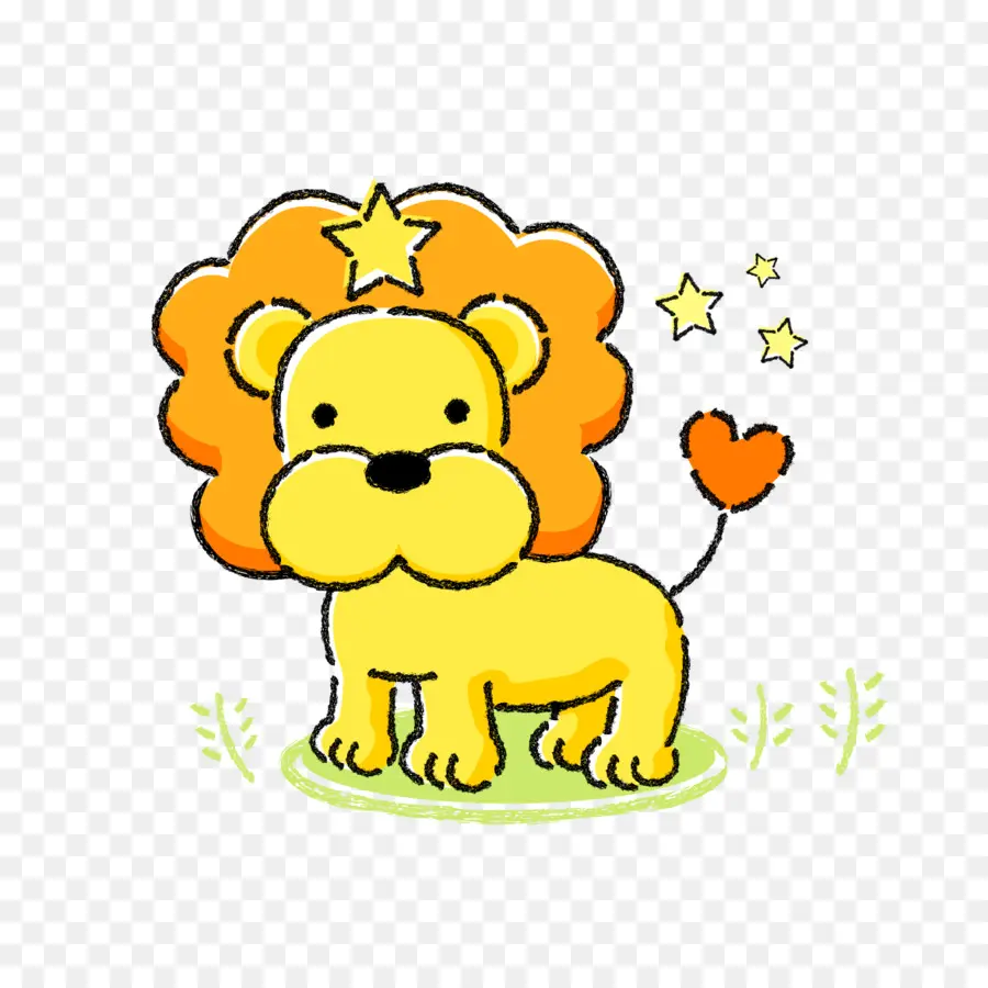 Lion Mignon，Étoile PNG