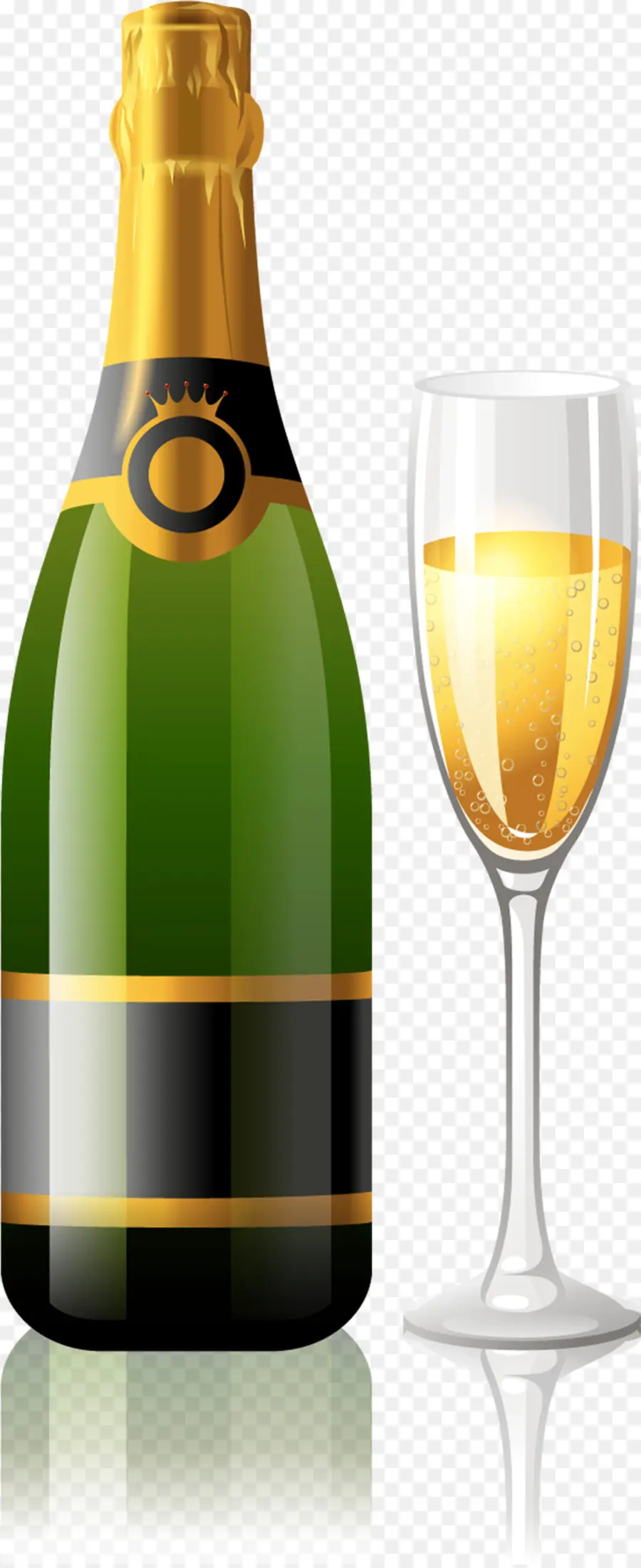 Bouteille De Champagne，Bouteille PNG