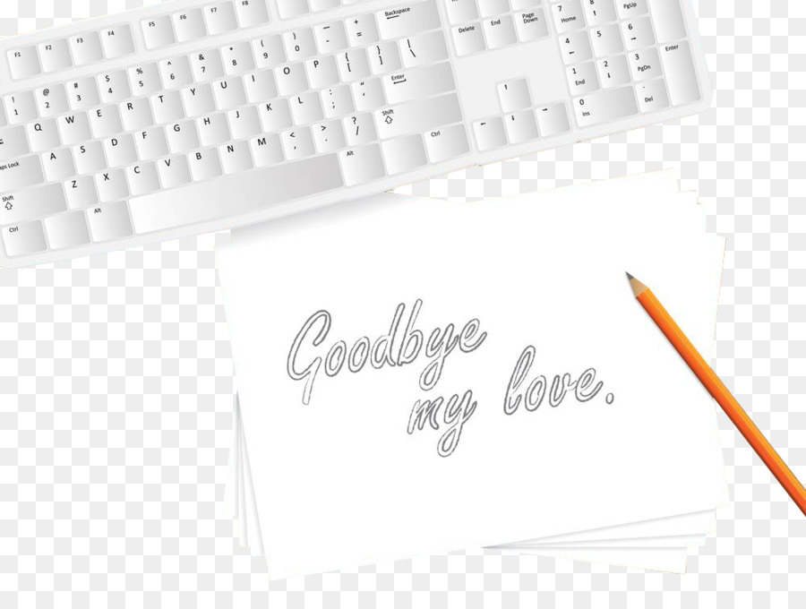 Note D'au Revoir，Clavier PNG