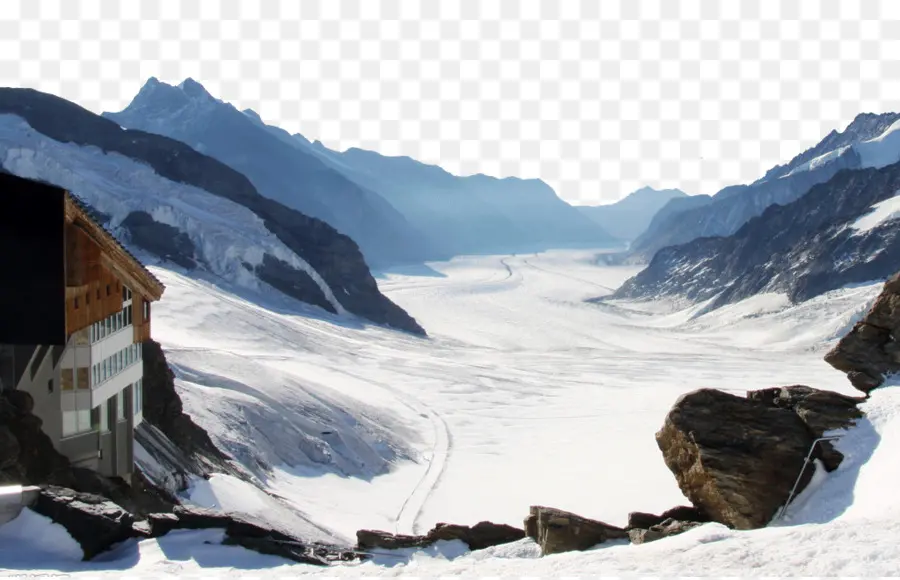 Jungfrau，Glacier Aletsch PNG