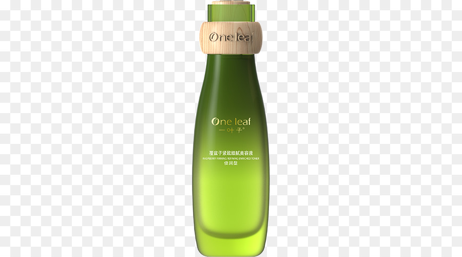 Bouteille Verte，Une Feuille PNG