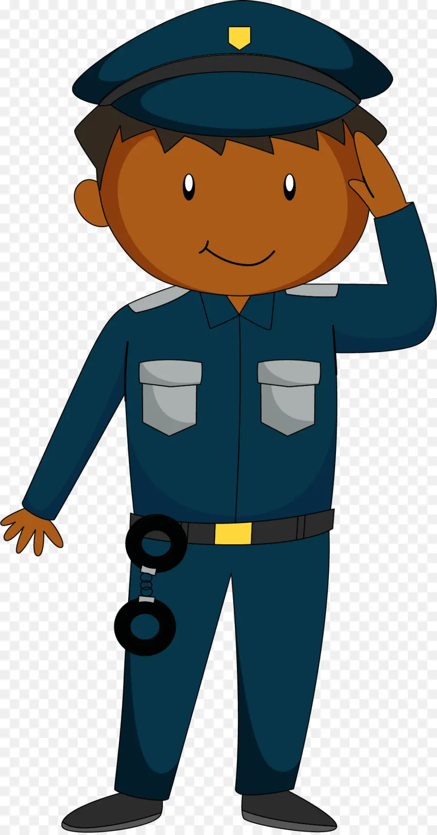 Dessin Animé，Officier De Police PNG