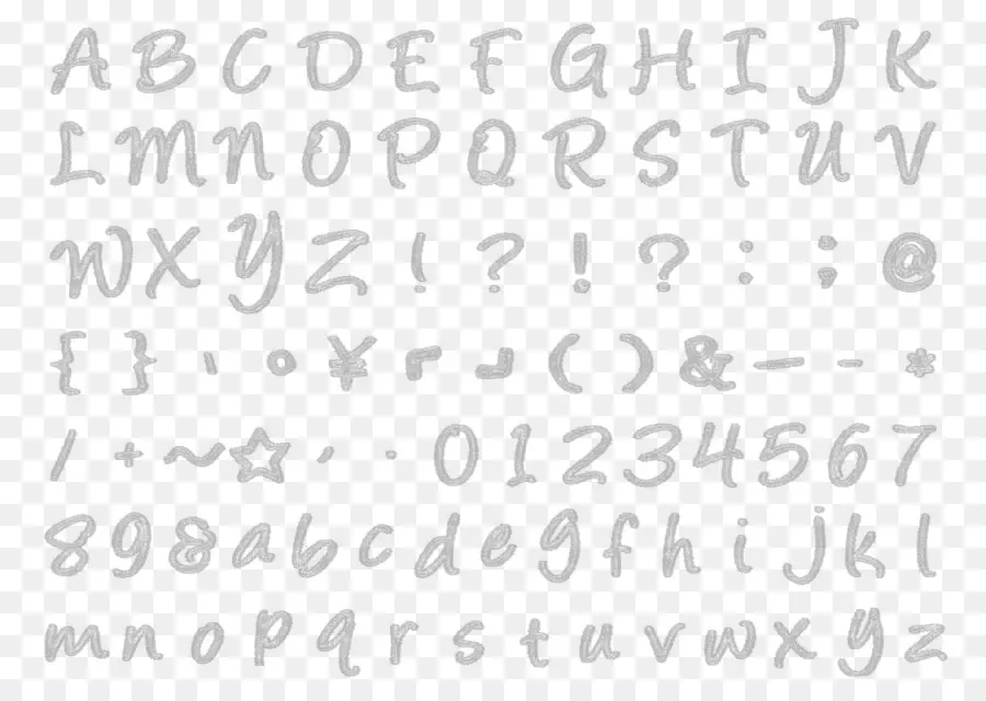 Alphabet Et Chiffres，Courrier PNG