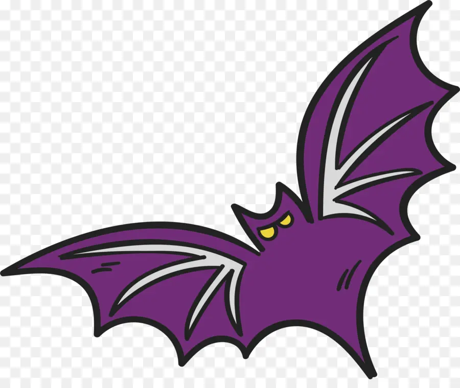 Chauve Souris Violette，Vol PNG