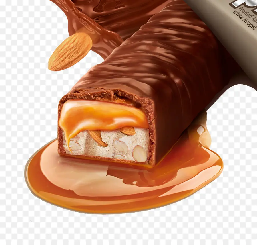 Barre De Chocolat，Caramel PNG