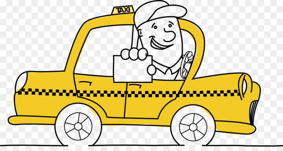 Taxi Jaune，Conducteur PNG