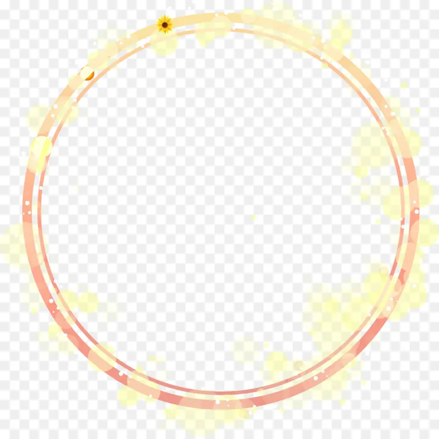 Cadre De Cercle，Rond PNG