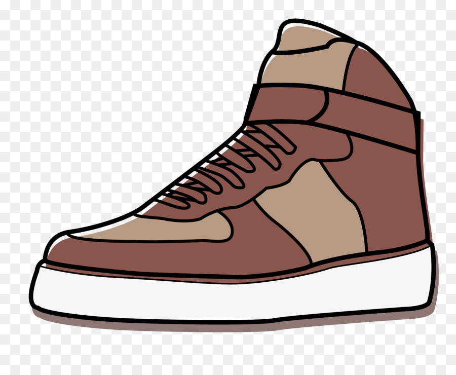 Baskets Marron，Chaussure PNG