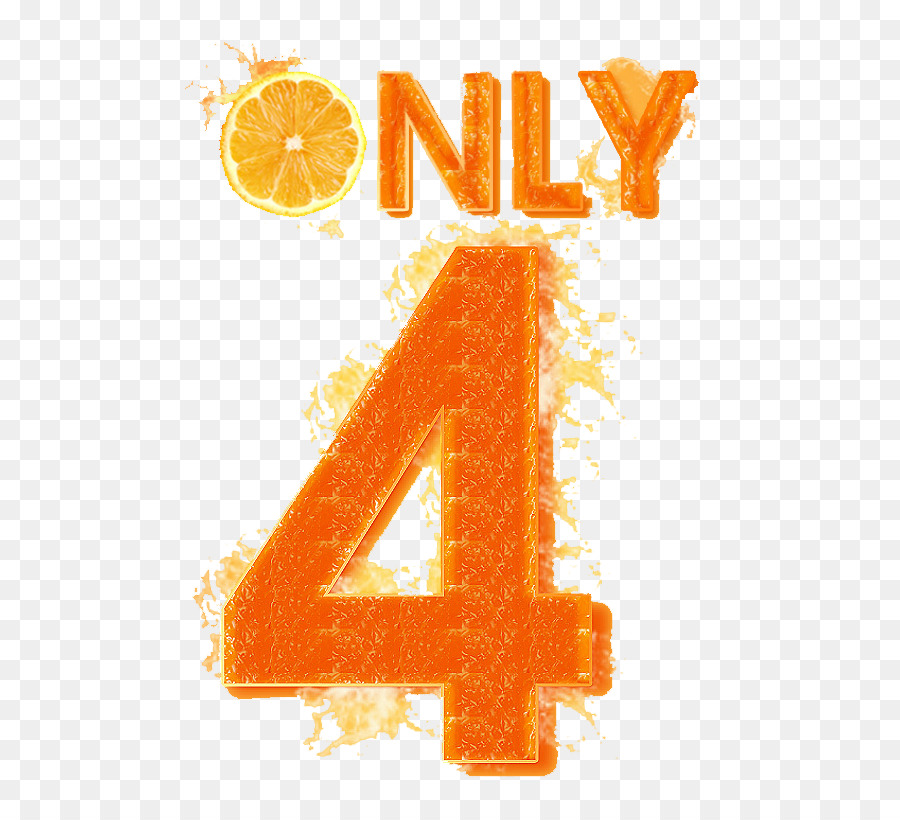 Numéro 4，Orange PNG