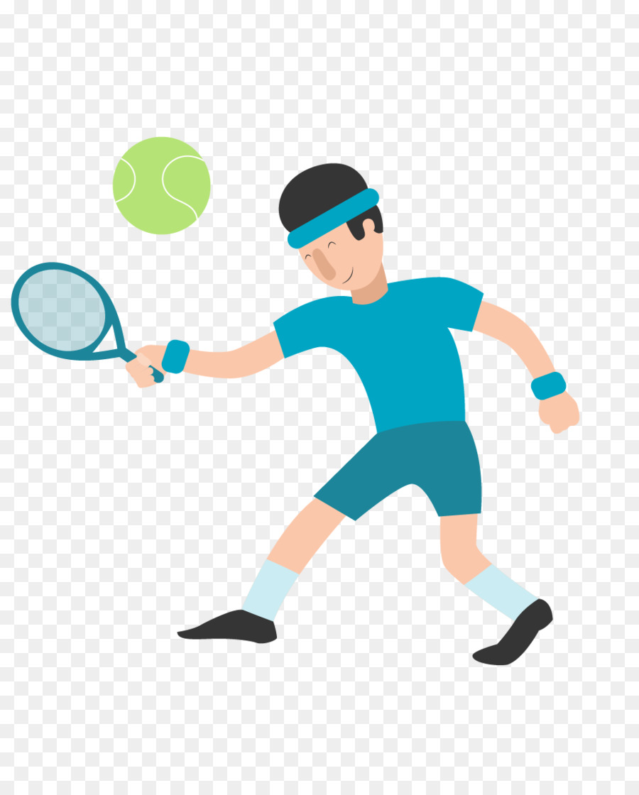 Joueur De Tennis，Raquette PNG