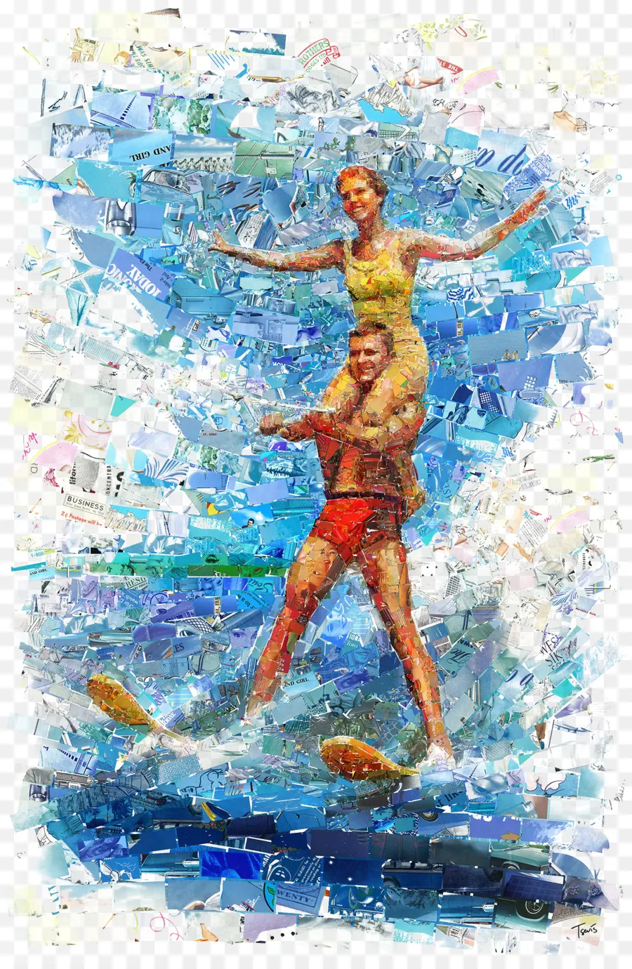 Ski Nautique，Couple PNG