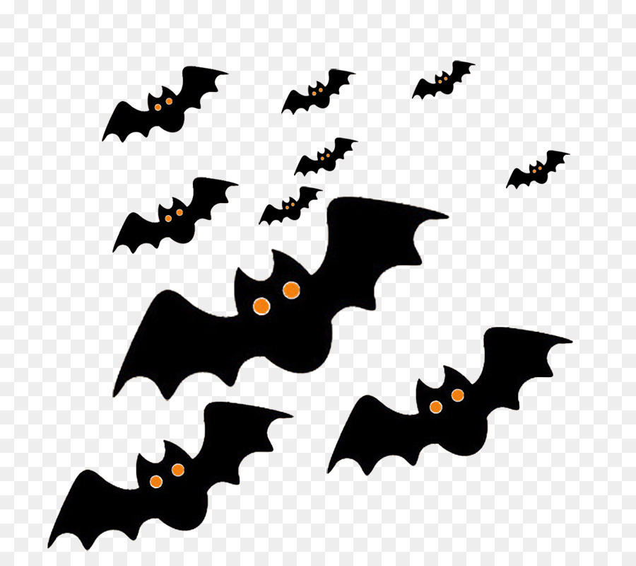 Chauves Souris Noires，Halloween PNG