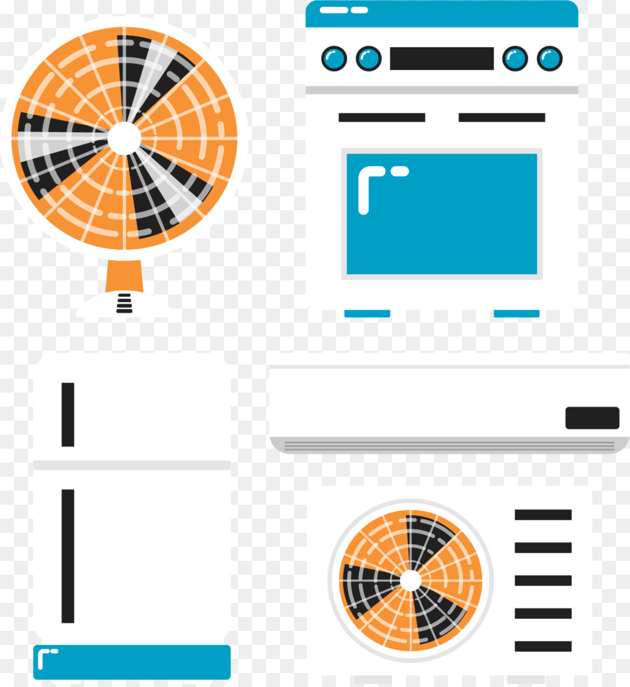 Appareils électroménagers，Ventilateur PNG