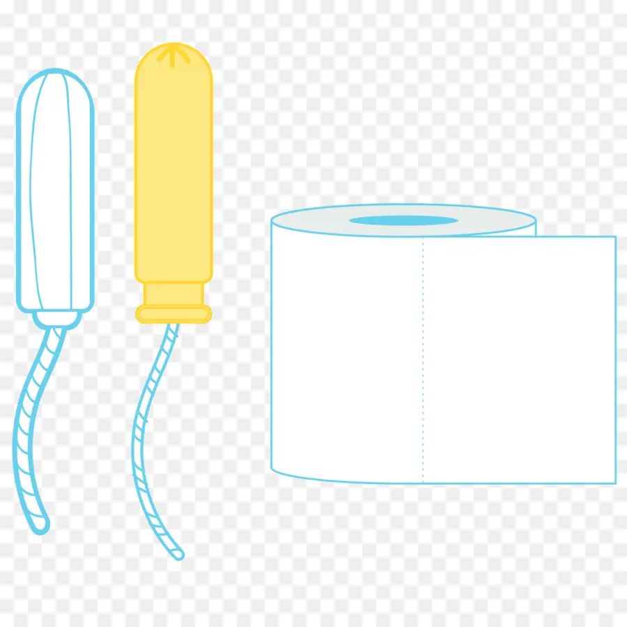 Papier Toilette Et Tampons，Salle De Bain PNG