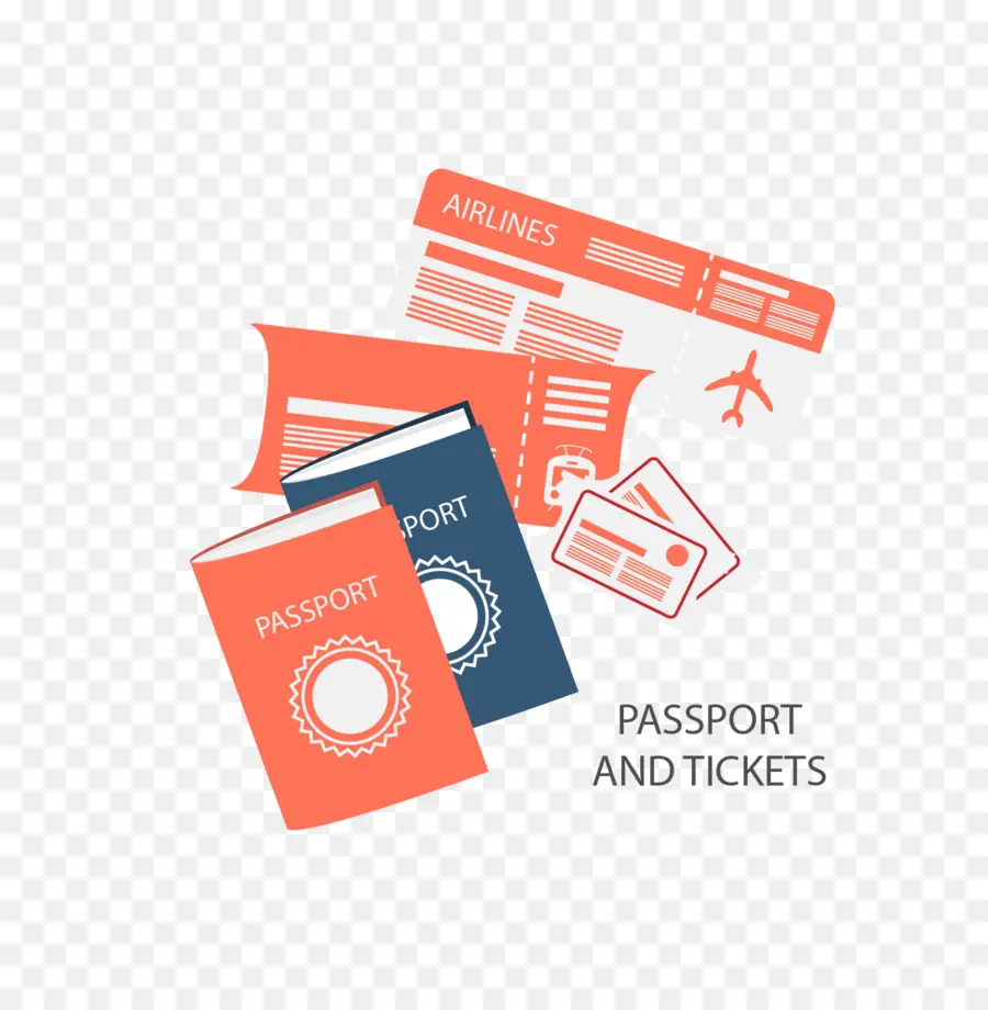 Passeports Et Billets，Documents PNG