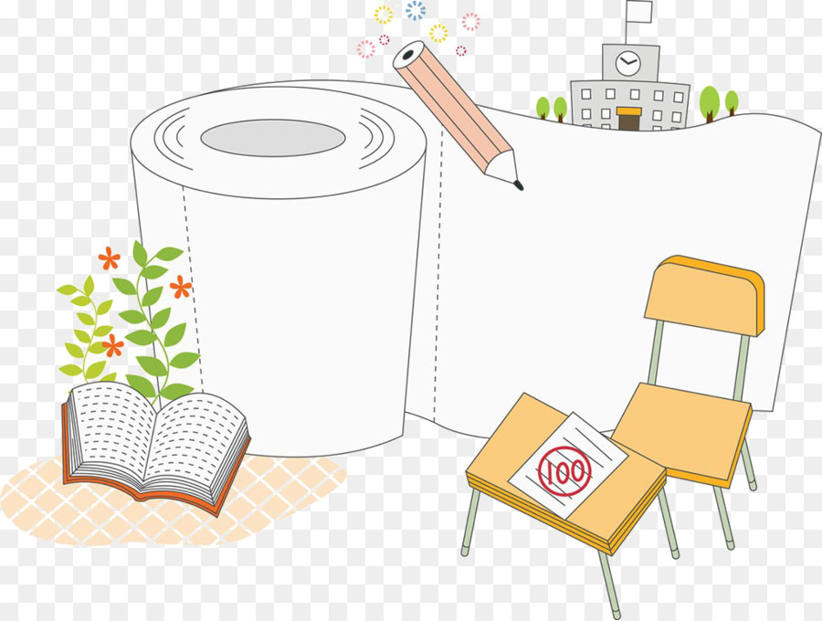 Papier Toilette，Crayon PNG