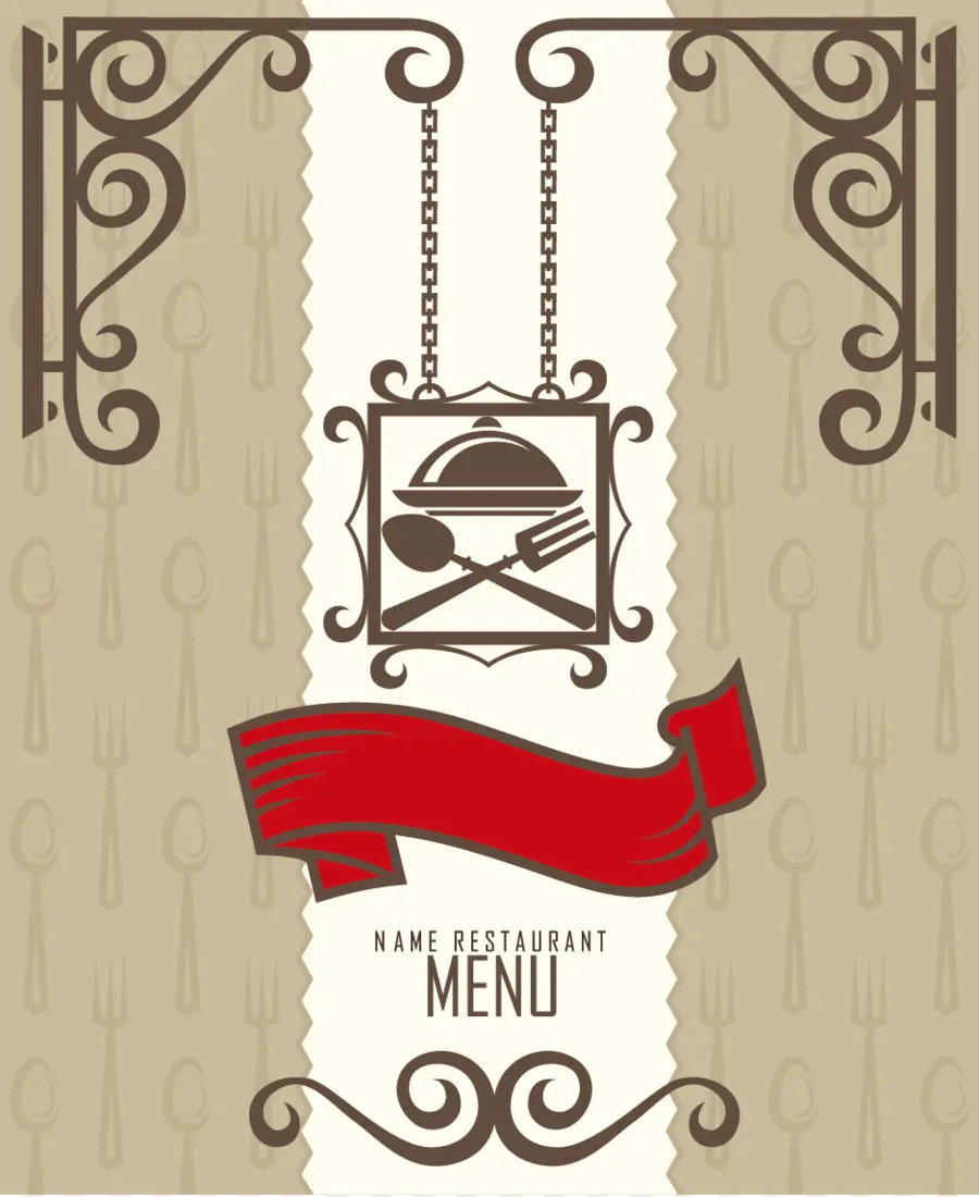 Carte Du Restaurant，Nourriture PNG