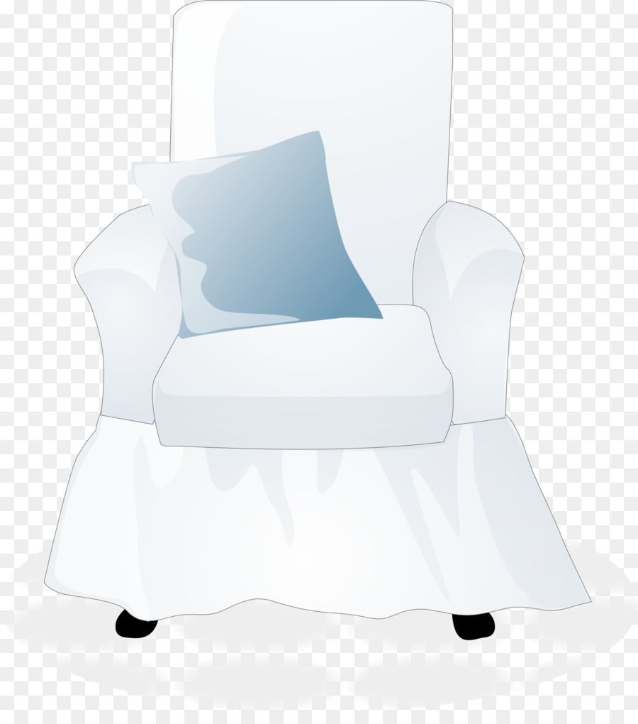 Chaise De Bureau，Blanc PNG