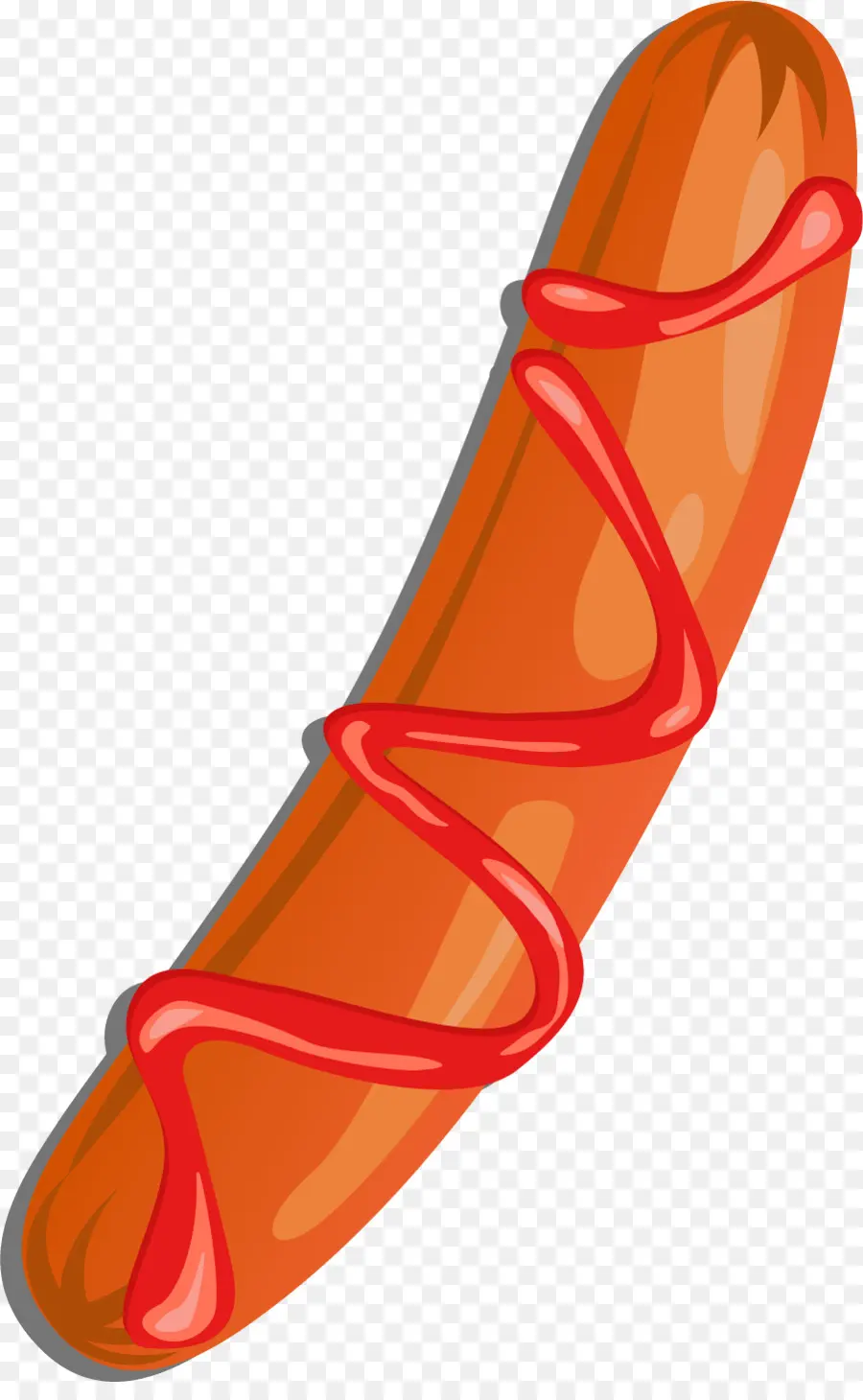 Hot Dog Au Ketchup，Saucisse PNG