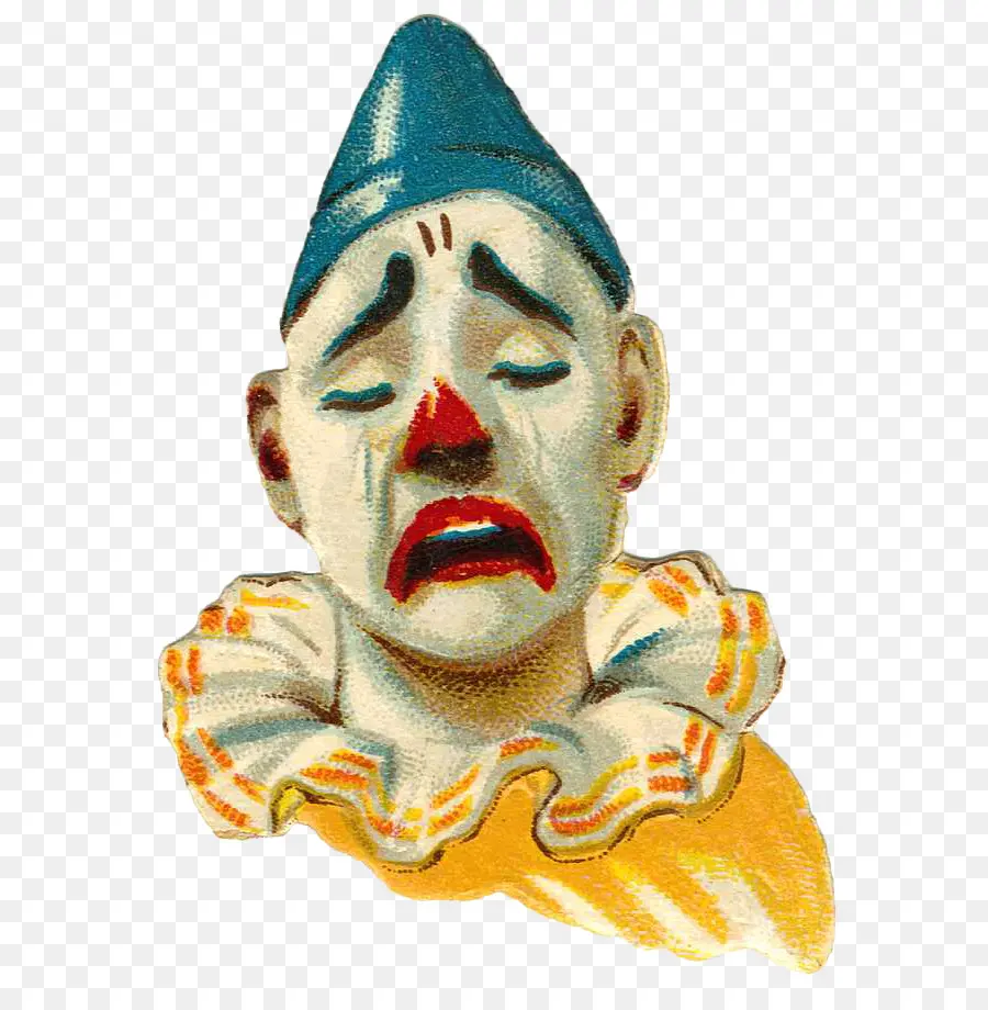 Clown Triste，Peinture Pour Le Visage PNG