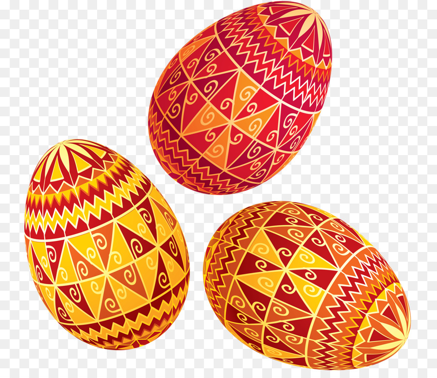 Oeufs Décorés，Rouge PNG