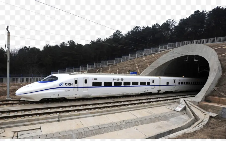 Train à Grande Vitesse，Tunnel PNG