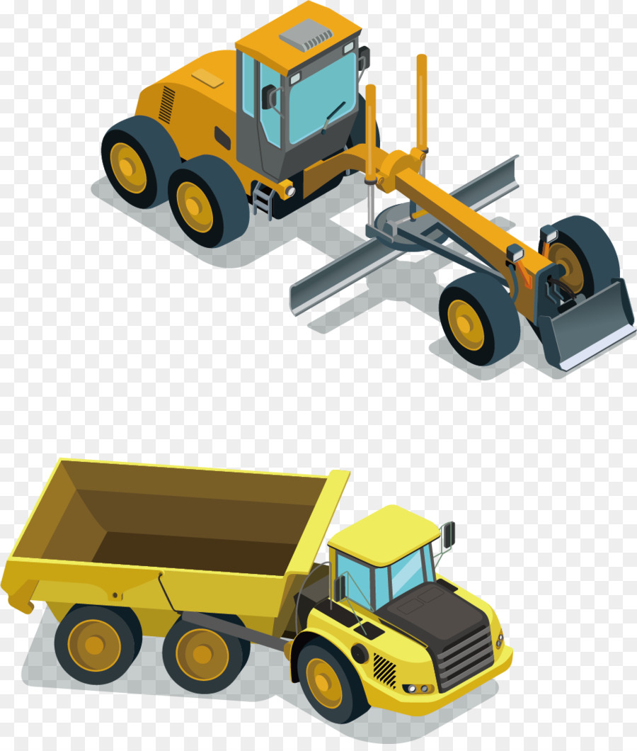 Véhicules De Chantier，Bulldozer PNG