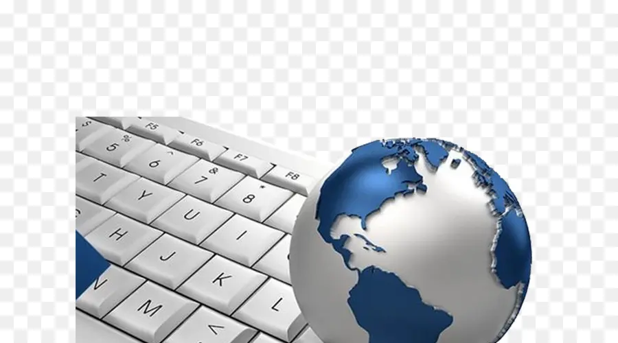 Clavier Et Globe，Internet PNG