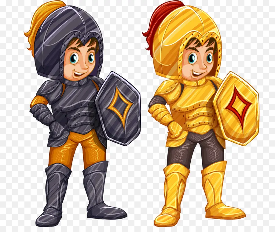 Chevaliers De Dessin Animé，Armure PNG