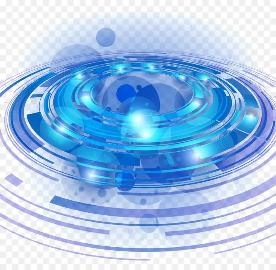 Cercles Bleus，Bleu PNG