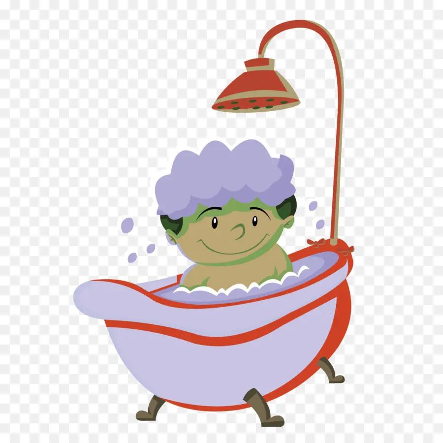 Enfant Dans La Baignoire，Bain PNG