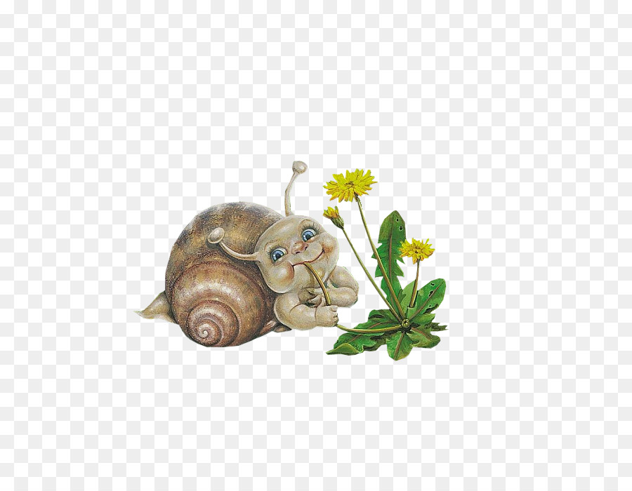 Escargot Mignon，Pissenlit PNG