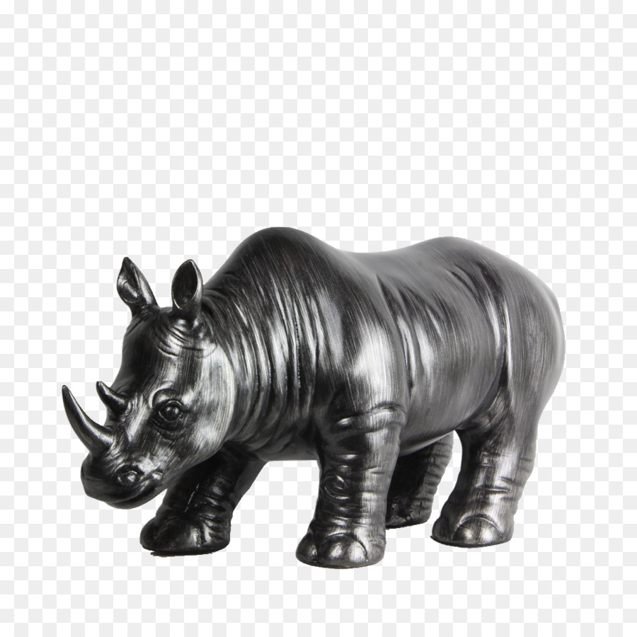 Rhinocéros，Noir Et Blanc PNG