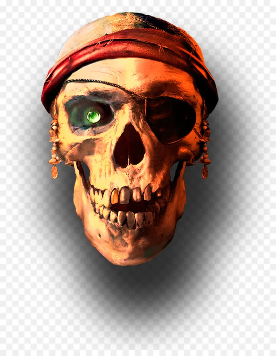 Crâne De Pirate，Squelette PNG