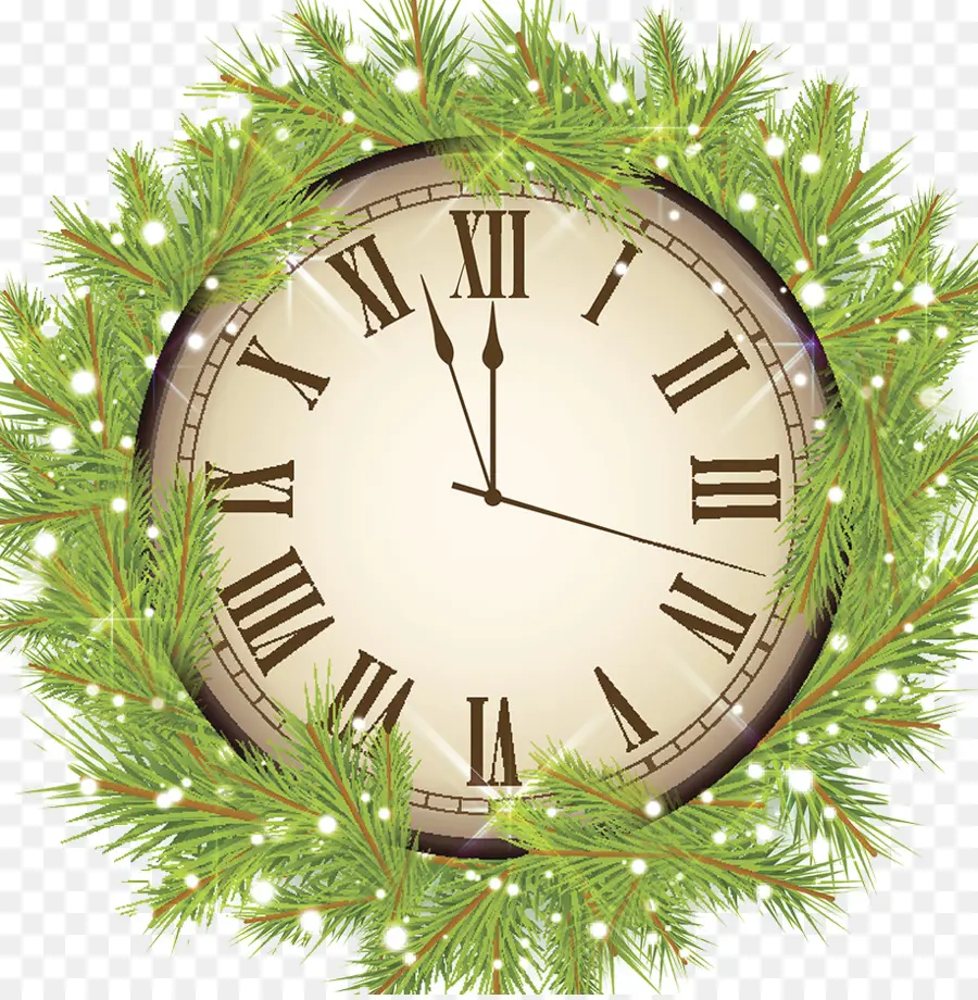 Horloge，Noël PNG