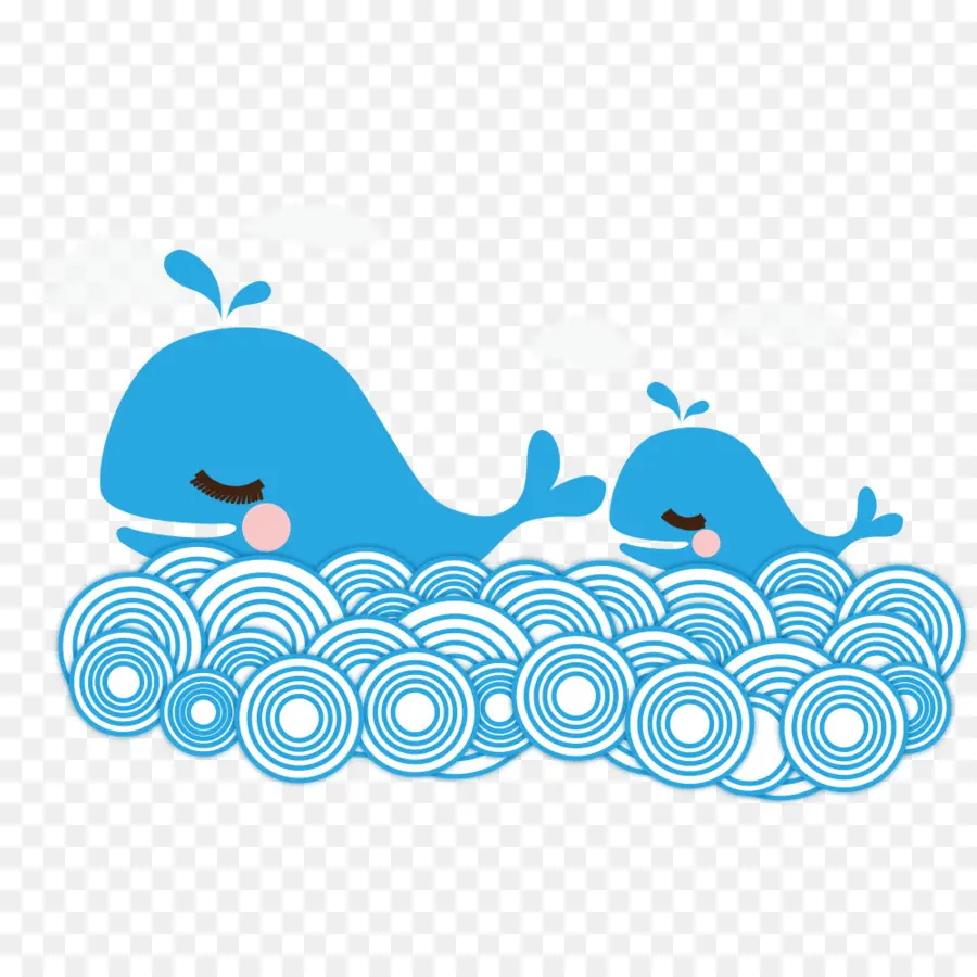 Dessin Animé，Baleine PNG