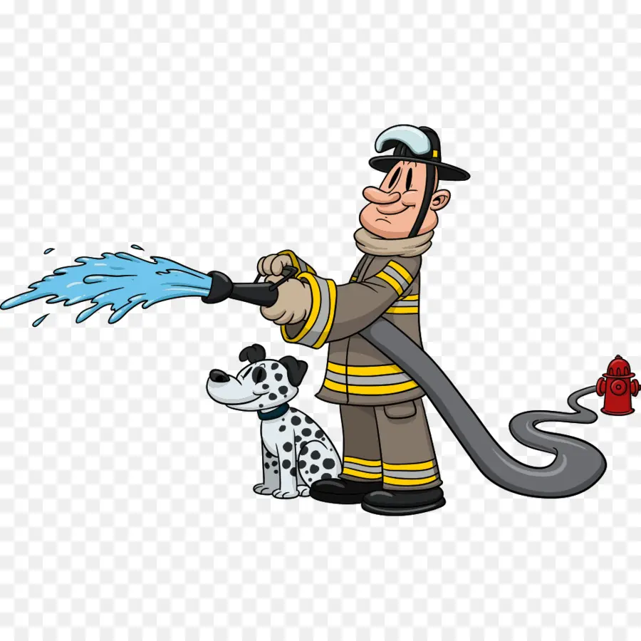 Chien Dalmatien，Sapeur Pompier PNG