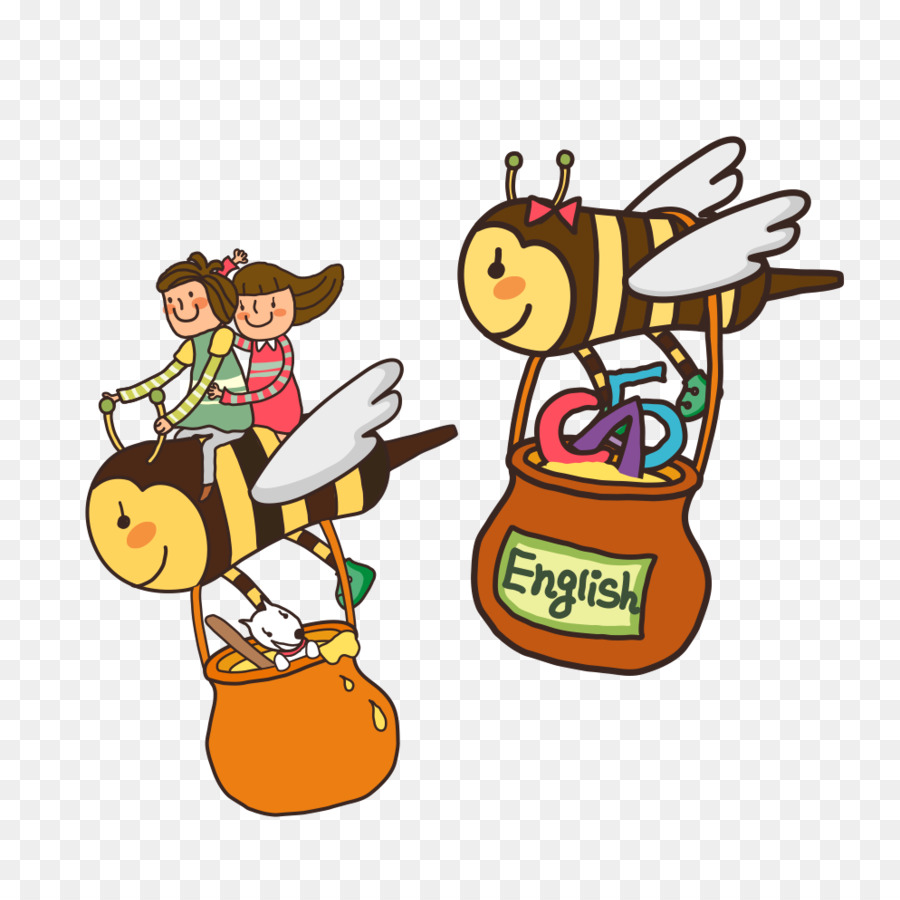 Abeille，Miel PNG