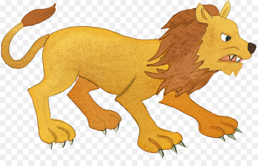 Lion Jaune，Crinière PNG